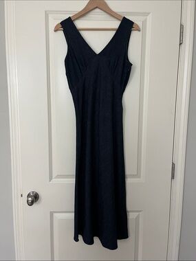 Levi’s Atalia denim+linen slip dress